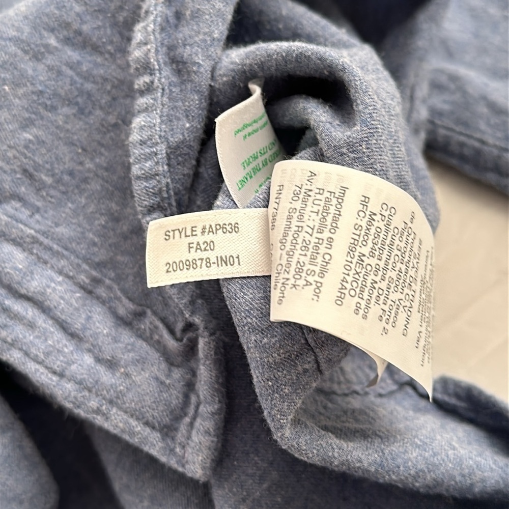 J Crew solid blue brushed twill button down shirt - image 9